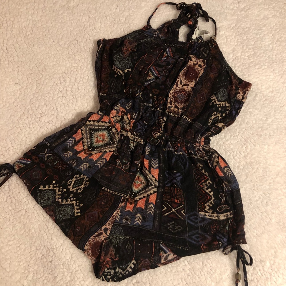 Printed romper